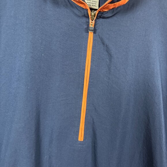 Cutter & Buck Climagard Navy Blue & Orange 1/4 Zip Pullover Jacket L - Picture 5 of 16